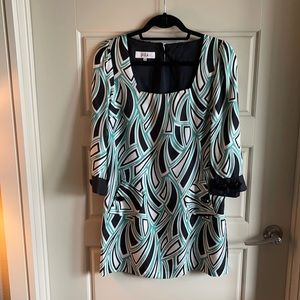 Tibi silk shift dress